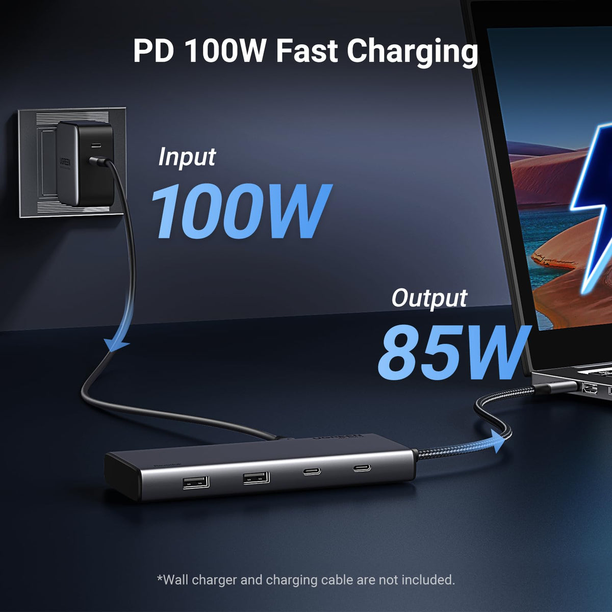 UGREEN 8 in 1 USB C Docking Station with Dual Monitor