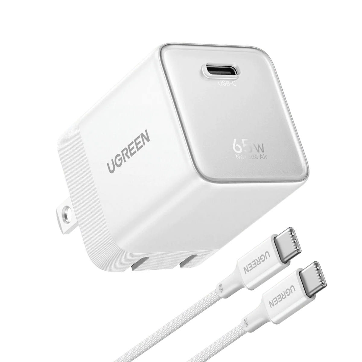 UGREEN Nexode Air USB-C Charger (65W, GaN, Foldable Plug)