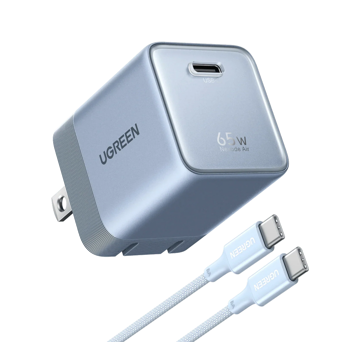 UGREEN Nexode Air USB-C Charger (65W, GaN, Foldable Plug)